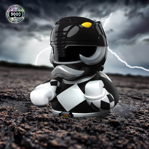 Колекційна фігурка каченя Numskull Tubbz Limited Edition Power Rangers: Black Ranger 5 (5056280440833) - зображення 9