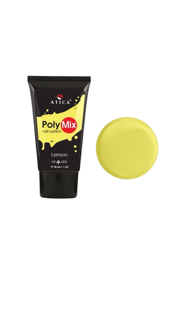 Набор мастера маникюра из двух полигелей Polymix Arctic и Lemon Atica 2*30 мл - изображение 2