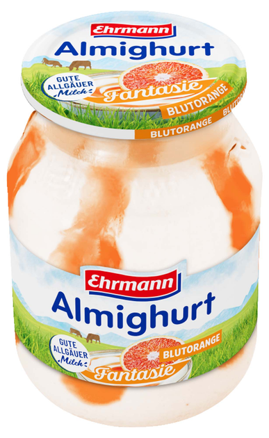 Йогурт Ehrmann Almighurt Fantasie Грейпфрут 500г - изображение 3