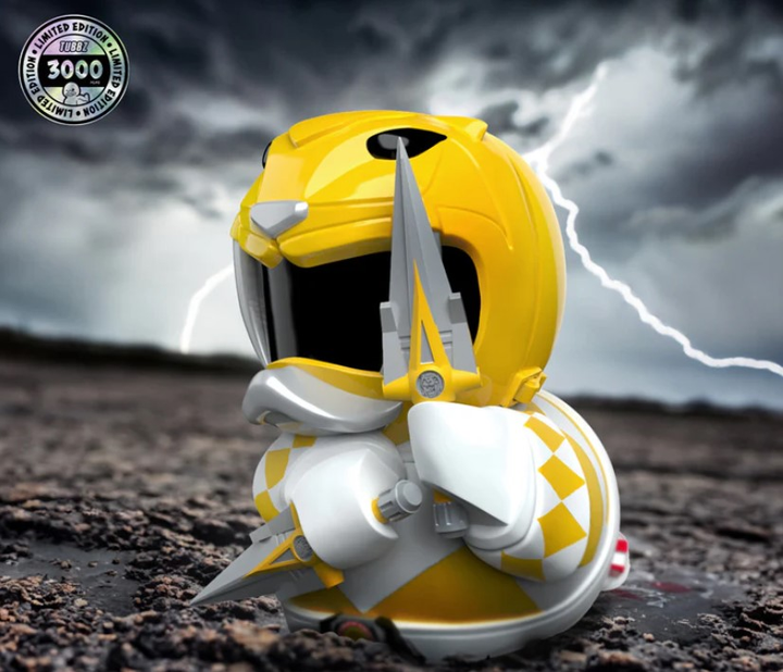 Колекційна фігурка каченя Numskull Tubbz Limited Edition Power Rangers: Yellow Ranger 4 (5056280440857) - зображення 8