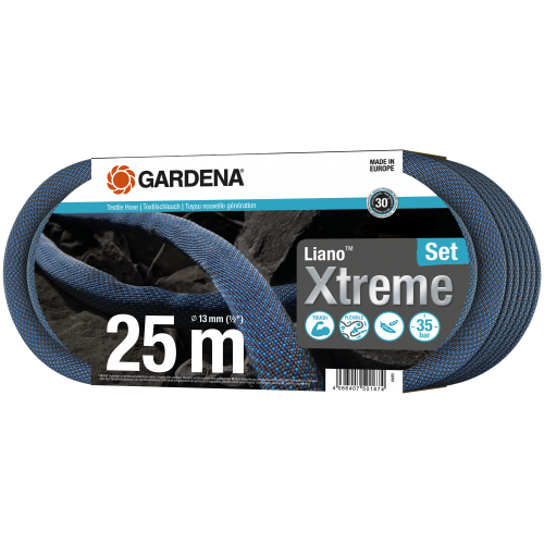 Шланг текстильний Gardena Liano Xtreme Set 13 мм 1/2" 25 м (18475-20.000.00) - зображення 2