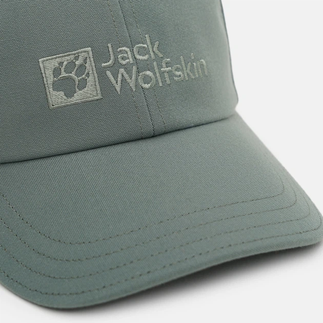 Кепка мужская Jack Wolfskin Baseball Cap 1900675-4311 One Size Зеленая (4064993988666) - изображение 4