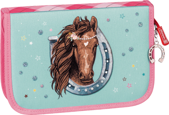 Пенал Brunnen с карандашами Lyra с двумя клапанами Ponylove 19,5 х 13,5 х 3,5 см - Фото 2 Пенал Brunnen с карандашами Lyra с двумя клапанами Ponylove 19,5 х 13,5 х 3,5 см - изображение 2