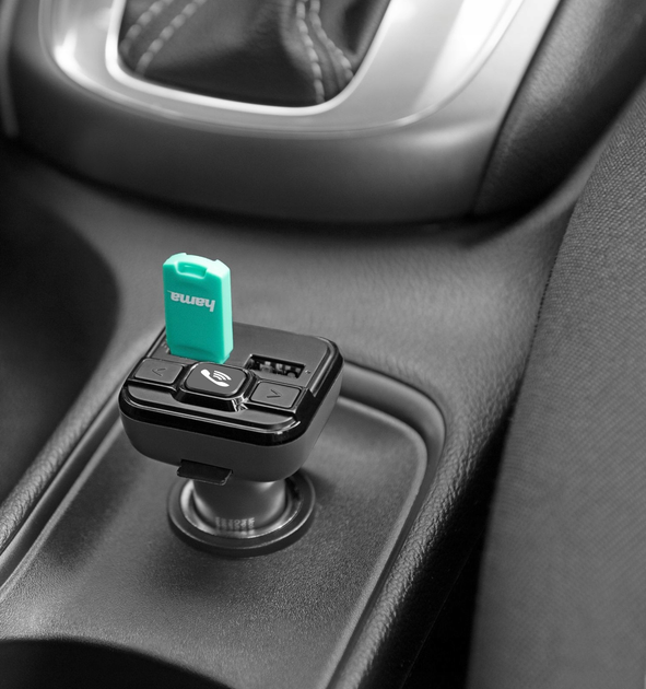 Transmiter FM Hama Bluetooth Hands-Free USB-A 18W (4007249141651) - obraz 6