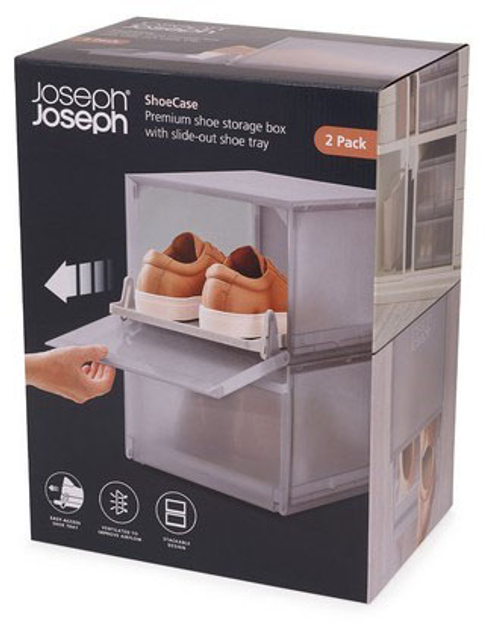 Zestaw boxów na buty Joseph Joseph ShoeCasePremium szary 2 szt (5028420555004) - obraz 3