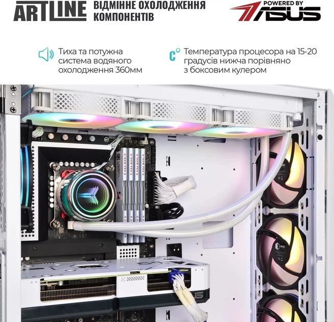 Компьютер ARTLINE Gaming X86WHITE Windows 11 Home (X86WHITEv27Win) - Фото 7 Компьютер ARTLINE Gaming X86WHITE Windows 11 Home (X86WHITEv27Win) - изображение 7