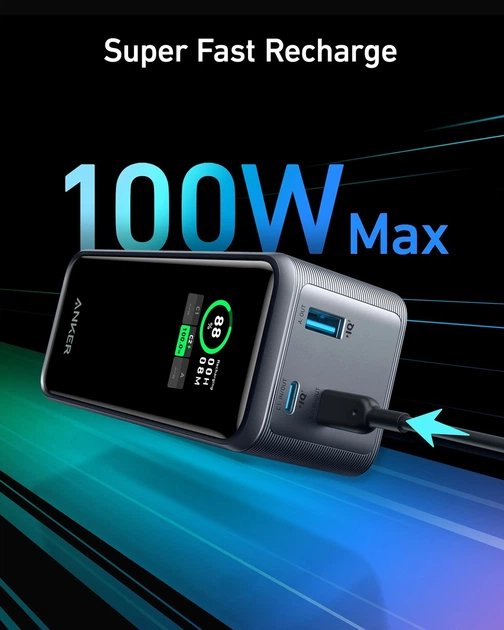 Портативний зарядний пристрій Anker Prime - 20000 mAh 200W PD