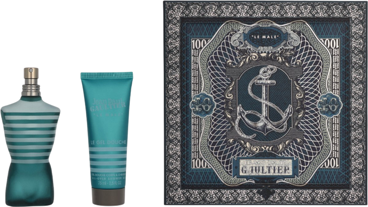 Zestaw męski Jean Paul Gaultier Le Male Woda toaletowa 75 ml + Żel pod prysznic 75 ml (8435415092562) - obraz 3