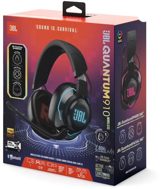 Słuchawki JBL Quantum 910 Wireless (JBLQ910WLBLK) - obraz 10