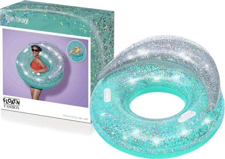 Надувне коло Bestway Glitter Dream 117 см 44674 (6941607307427) - зображення 4