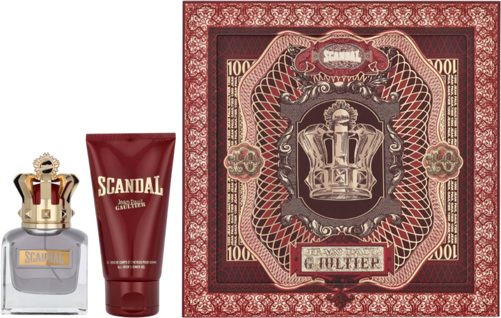 Zestaw męski Jean Paul Gaultier Scandal Woda toaletowa 50 ml + Żel pod prysznic 75 ml (8435415092630) - obraz 3