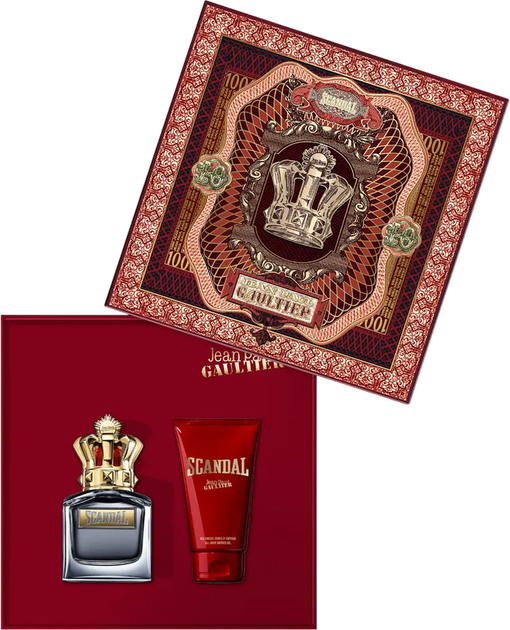 Zestaw męski Jean Paul Gaultier Scandal Woda toaletowa 50 ml + Żel pod prysznic 75 ml (8435415092630) - obraz 4