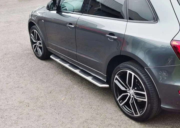 Бокові пороги OEM-V1 (2 шт., Алюміній) для Ауді Q3 2011-2019 рр - зображення 3