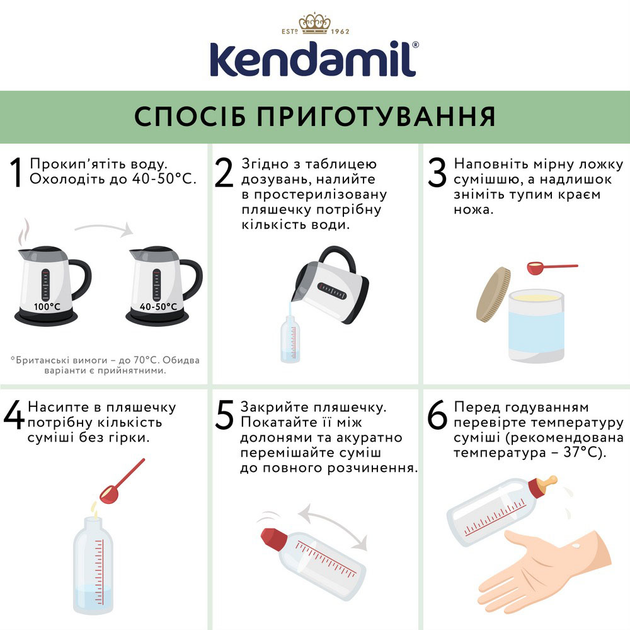 Суха молочна антиколікова суміш Kendamil Comfort 0-12 місяців 800 г (92000057) - зображення 2