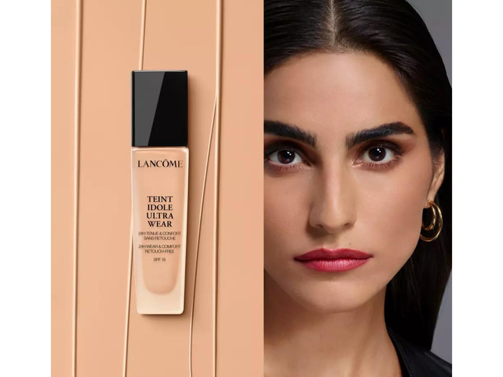 Тональна основа Lancome Teint Idole Ultra Wear 16 Cafe SPF15 стійка 30 мл (3614271430403) - зображення 4