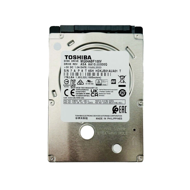 Накопичувач HDD SATA 1.0TB Toshiba MQ04AB 5400 rpm 128MB (MQ04ABF100V)_Refurbished 2.5" 35977 - Фото 2 Накопичувач HDD SATA 1.0TB Toshiba MQ04AB 5400 rpm 128MB (MQ04ABF100V)_Refurbished 2.5" 35977 - изображение 2