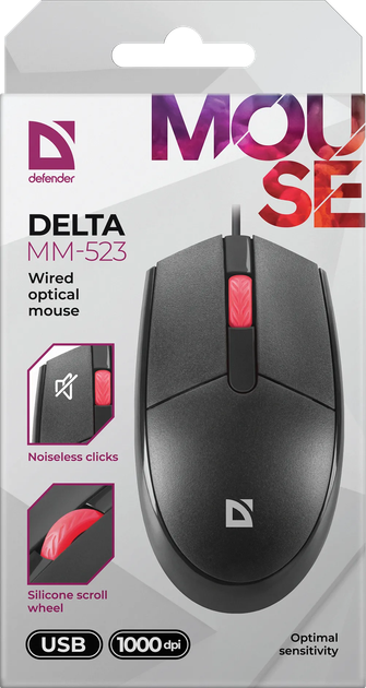 Миша Defender Delta MM-523 (52523) (6973890) - изображение 5