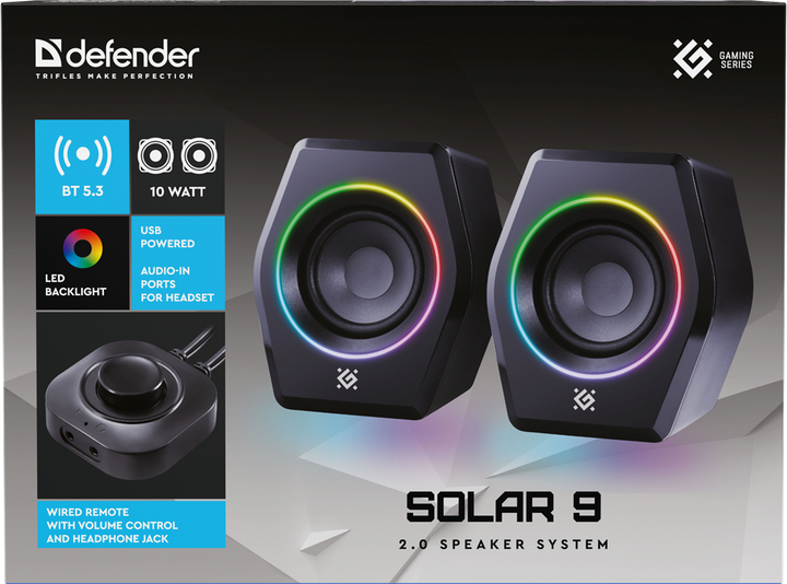 Акустика Defender Solar 9 10Вт (65939) (7087423) - изображение 13