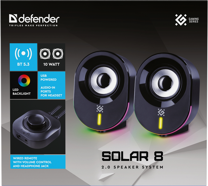 Акустика Defender Solar 8 10Вт (65938) (7087422) - зображення 8