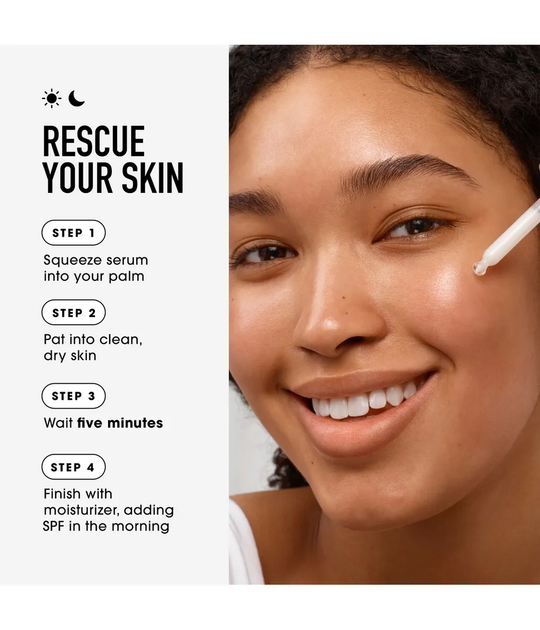 Сироватка для обличчя bareMinerals Skin Rescue Pure Smooth від зморшок 30 мл (194248101725) - зображення 3