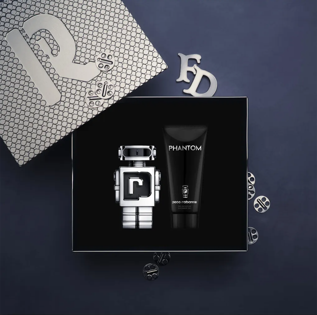 Zestaw męski Paco Rabanne Phantom Woda toaletowa 50 ml + Żel pod prysznic 100 ml (3349668628254) - obraz 4