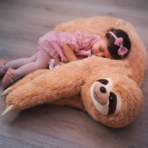 М'яка іграшка MikaMax Giant Sloth Pillow 90 см (8719481358419) - зображення 3