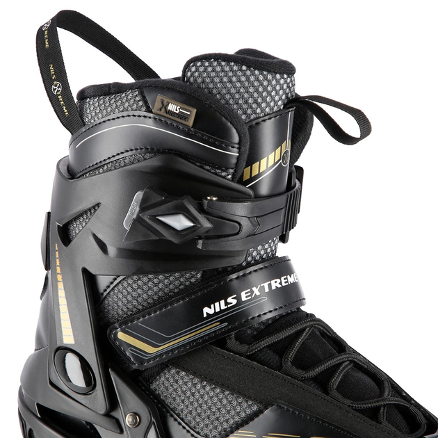 Łyżworolki Nils Extreme NA2150 Czarno-Złoty roz. 38 (5907695593327) - obraz 8