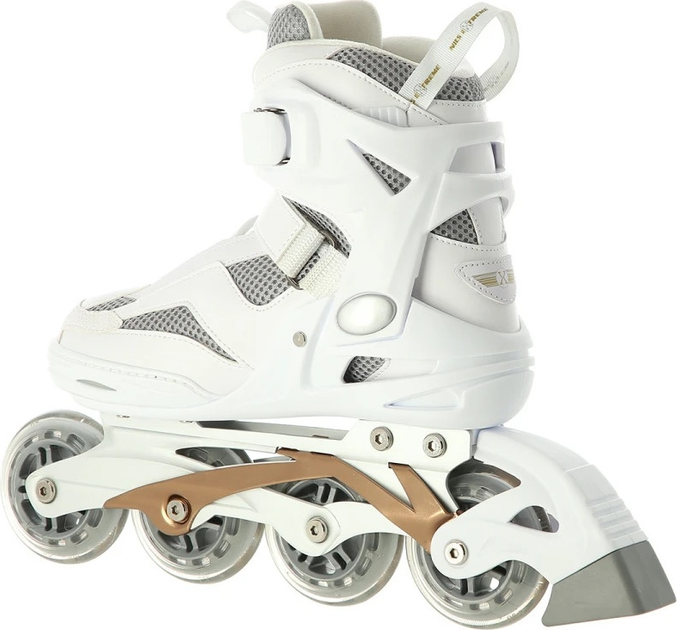 Ролики Nils Extreme NA2150 Біло-Золоті роз. 40 (5907695596823) - зображення 3