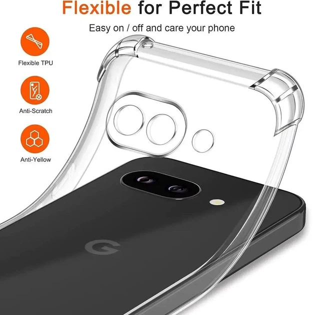 Прозрачный чехол AirBag для Google Pixel 9a - изображение 2