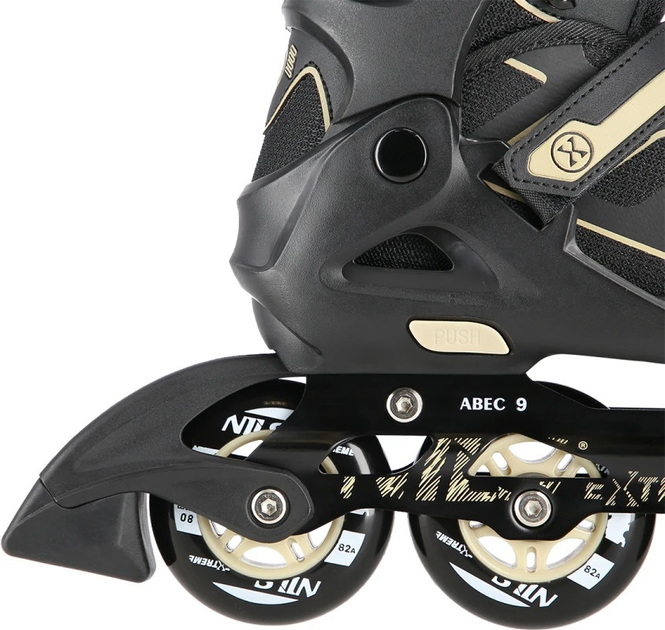 Łyżworolki Nils Extreme NA14174 Czarno-Beżowe roz. L (39-42) (5907695535204) - obraz 8