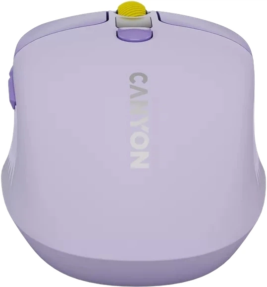 Миша Canyon MW-26 LCD Silent Wireless/Bluetooth Violet (CNS-CMSW26V) - зображення 9