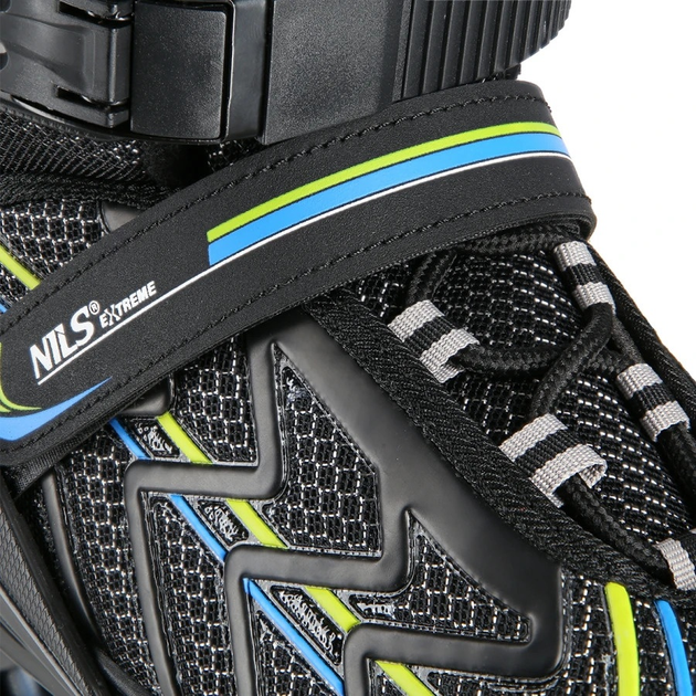 Ролики Nils Extreme NA1128 Чорно-Лаймові роз. XL (43-45) (5907695595024) - зображення 10