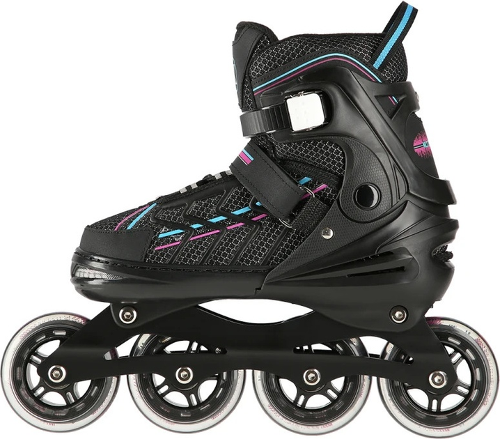 Ролики Nils Extreme NA1128 Чорно-Фіолетові роз. M (35-38) (5907695595031) - зображення 6