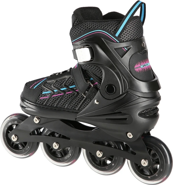 Łyżworolki Nils Extreme NA1128 Czarno-Fioletowy roz. XL (43-45) (5907695595055) - obraz 3