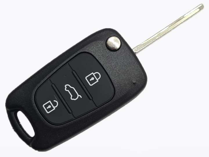 Корпус выкидного ключа KIA Hyundai 3 кнопки HYN-14R багажник кроссовер - изображение 4