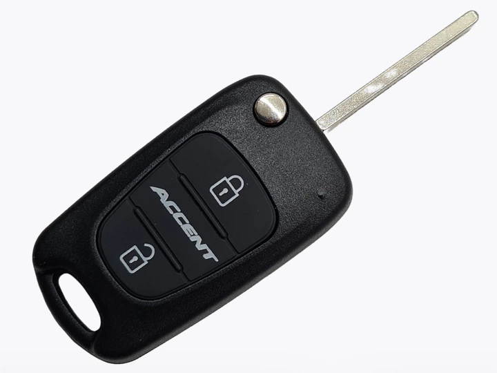 Корпус выкидного ключа Hyundai Accent 3 кнопки HYN-17 - изображение 3