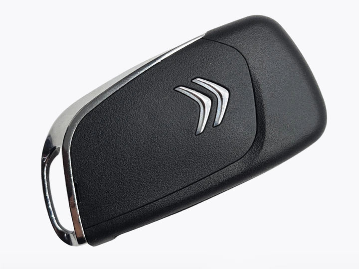 Корпус викидного ключа Citroen 2 кнопки VA-2 хром під переробку з кріпленням під батарейку з лого - Фото 4 Корпус викидного ключа Citroen 2 кнопки VA-2 хром під переробку з кріпленням під батарейку з лого - зображення 4