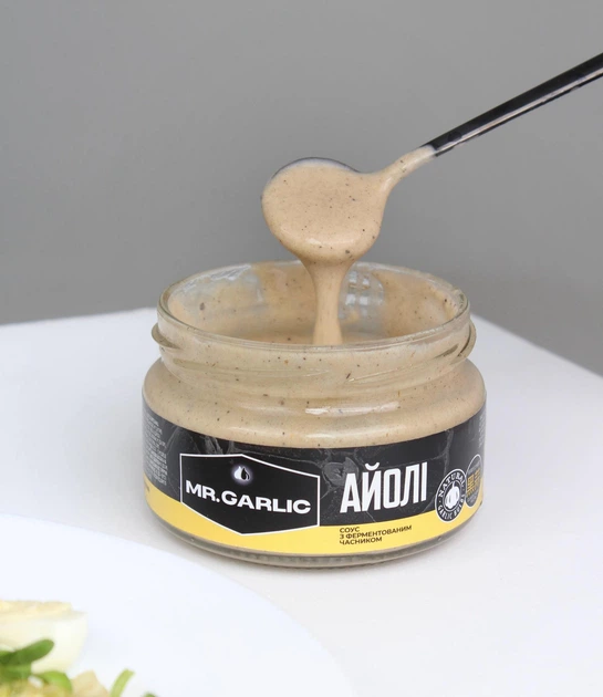 Соус Айолі Mr. Garlic з чорним часником 250 г - изображение 2