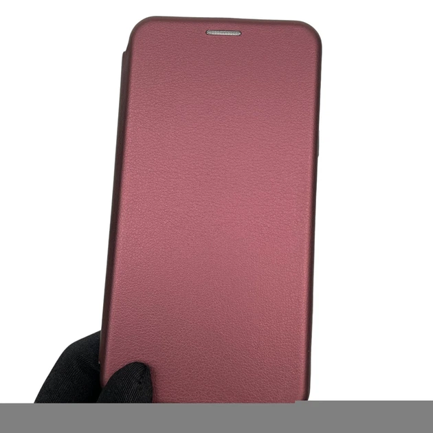 Чехол-книжка для Samsung Galaxy J7 Neo 2017 SM-J701 с подставкой бордовая - Фото 2 Чехол-книжка для Samsung Galaxy J7 Neo 2017 SM-J701 с подставкой бордовая - изображение 2