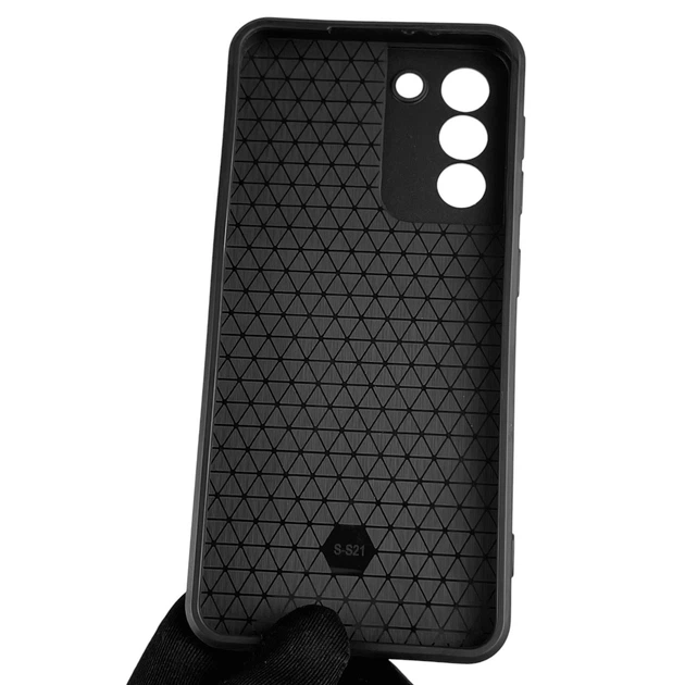 Чехол для Samsung Galaxy S21 5G (SM-G991U) бронированный с кольцом-держателем подставкой со шторкой чёрный - Фото 4 Чехол для Samsung Galaxy S21 5G (SM-G991U) бронированный с кольцом-держателем подставкой со шторкой чёрный - изображение 4