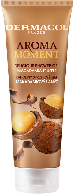 Смачний гель для душу Dermacol Body Aroma Moment Макадамія та трюфель 250 мл від Rozetka на платформі USKIDKA Акція на Смачний гель для душу Dermacol Body Aroma Moment Макадамія та трюфель 250 мл від Rozetka