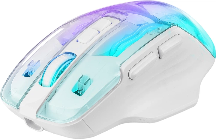 Mysz Defender Astro Elite GM-056 LED Wireless White (4745090826470) - obraz 2