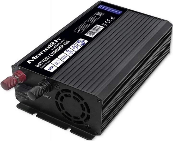 Зарядное устройство для аккумуляторов LiFePO4 AGM GEL SLA 40A 12V Qoltec (Польша) - Фото 5 Зарядное устройство для аккумуляторов LiFePO4 AGM GEL SLA 40A 12V Qoltec (Польша) - изображение 5