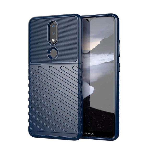 Чохол Lenuo Thunder для Nokia 2.4 Navy Blue - Фото 1 Чохол Lenuo Thunder для Nokia 2.4 Navy Blue - изображение 1