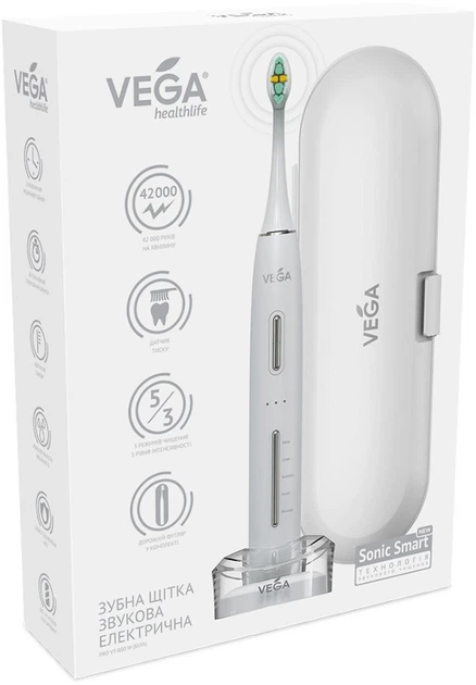 Электрическая зубная щетка Vega Sonic Smart Vega Pro VT-800 W