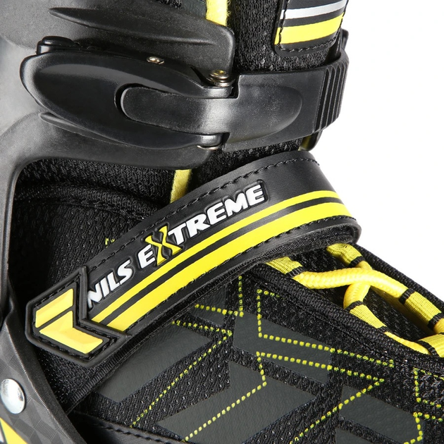 Łyżworolki Nils Extreme NA11002 Czarno-Żółte roz. M (35-38) (5907695543339) - obraz 8
