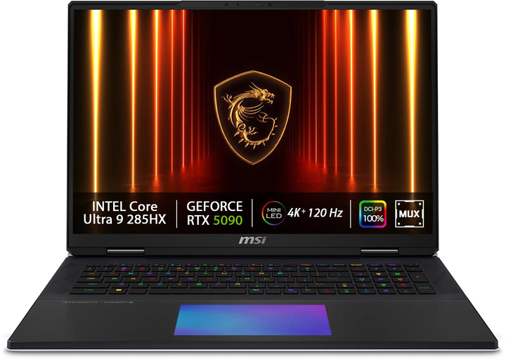 Ноутбук MSI Titan 18 HX AI Intel Core Ultra 9 285HX 96Gb/4Tb