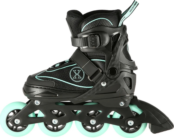 Łyżworolki Nils Extreme NA11008 Czarno-Miętowe roz. L (39-42) (5907695599602) - obraz 4