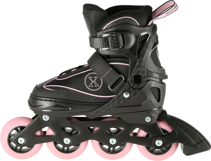 Łyżworolki Nils Extreme NA11008 Czarno-Różowe roz. M (35-38) (5907695599626) - obraz 4