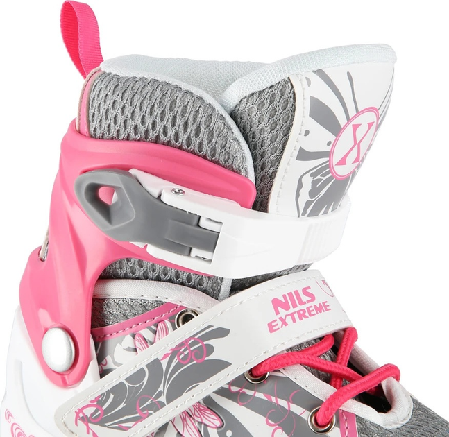 Łyżworolki Nils Extreme NA10602 Różowe roz. S (31-34) (5907695595482) - obraz 8